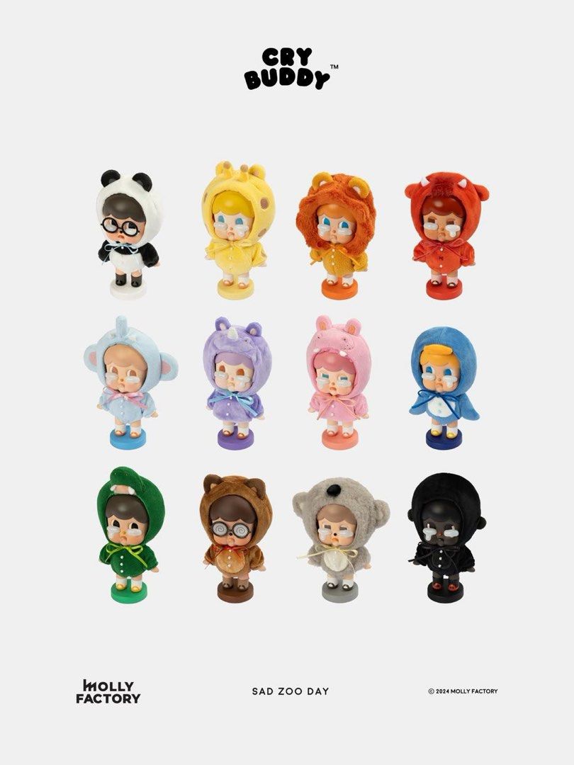 MOLLY FACTORY - CRYBUNNY CRYTEDDY CRYBABY Thailand Event Exclusive