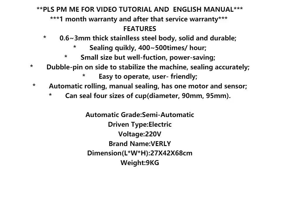 Red Cup Sealer Machine (Category: Other Kitchen Appliances) located in Taguig. Submitted by 1tagalogman (Listing ID 1402612221, Image 3). Description: Description is in the 3rd photo above.