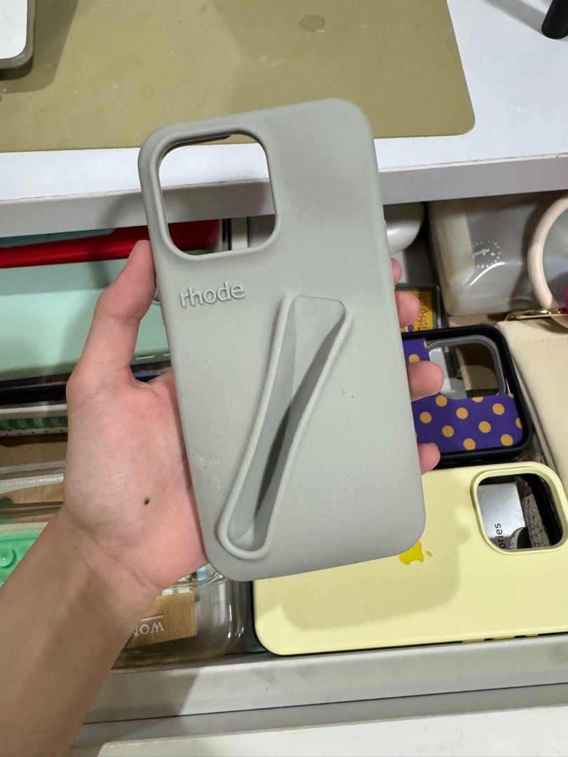 Rhode Dupe IPhone Case (15 PRO MAX) (Category: Cases & Sleeves) located in Valenzuela. Submitted by alexza_apparel (Listing ID 1402587025, Image 1). Description: - RFS: decluttering - Original Price: 400+ - Still negotiable - Like new and super cute!.