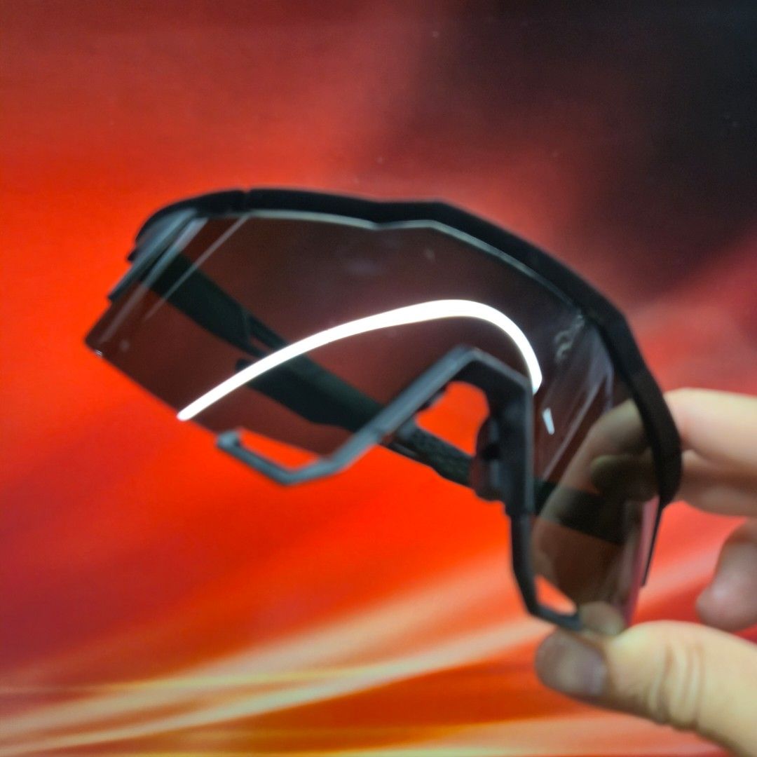 Ride 100% Speedcraft soft tact black + smoke lens (Category: Sunglasses & Eyewear) located in Singapore. Submitted by 2100x5stars_trustme (Listing ID 1402489492, Image 2). Description: Used speedcraft. 100% authentic, just pre-loved. Frame condition: 5/10 Lens recently replaced: 7/10. Has minor scuffs. Comes with hard case, pouch. Selling cheap. NOT for fussy buyers!!.