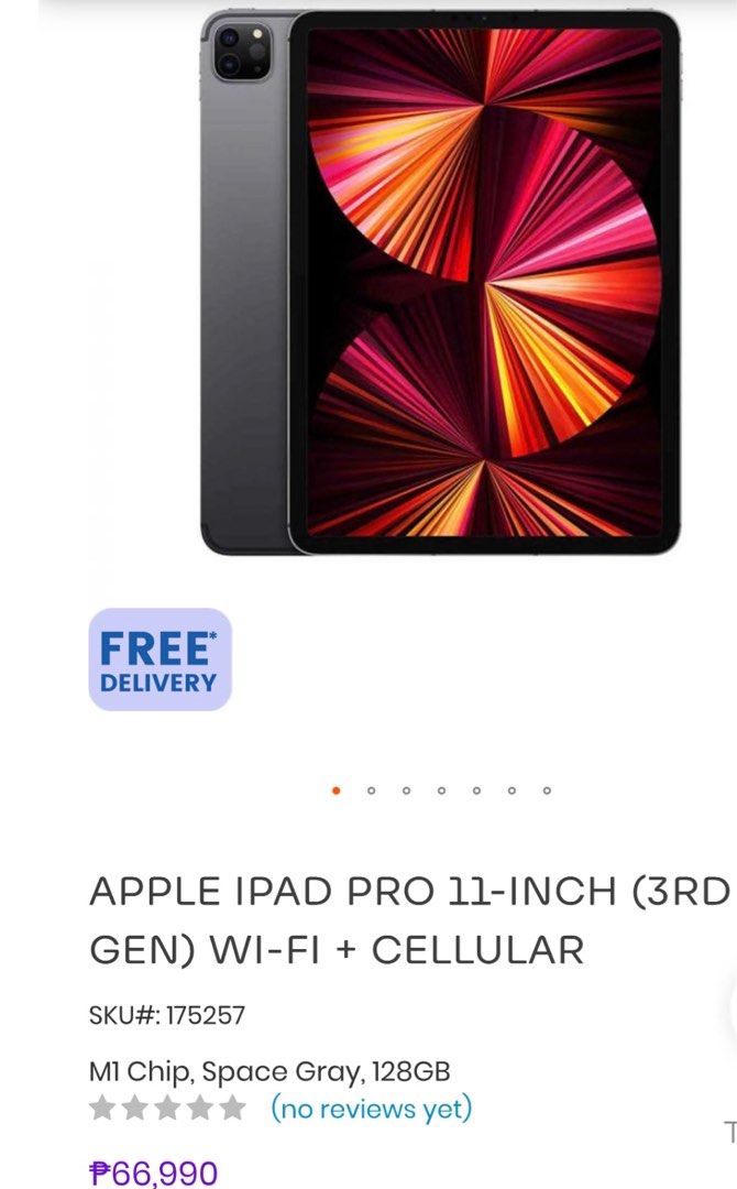 RUSH! 😍 IPAD PRO 11 WIFI + CELLULAR SPACE GRAY (Category: iPad) located in Pasig City. Submitted by gluxerare (Listing ID 1402593542, Image 2). Description: Can ship agad, di po nagagamit. This is Cellular po - Complete Inclusions! Protectors, Cases and Stand - Bought around 8.5k+ with the accessories included complete Box, Manual, charger. - Can add Apple Pencil can be pick up .
