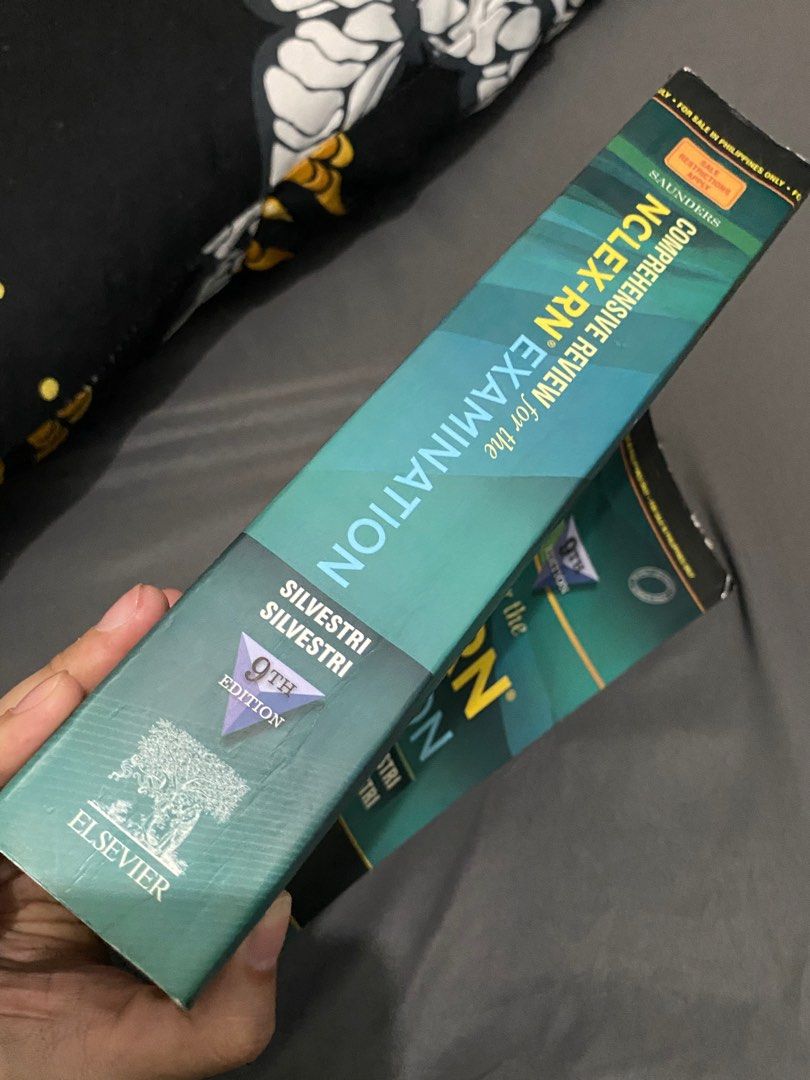 Saunders Comprehensive Review for NCLEX-RN Examination (Category: Textbooks) located in Manila. Submitted by gelabats (Listing ID 1402582674, Image 3). Description: Saunders Comprehensive Review for the NCLEX-RN Examination 9th Edition. 📍Tondo, Manila.