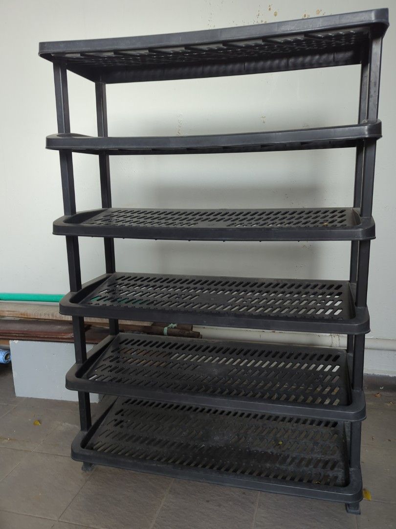 Shoe Rack Platic collect at Serangoon Stadium, Furniture & Home Living ...