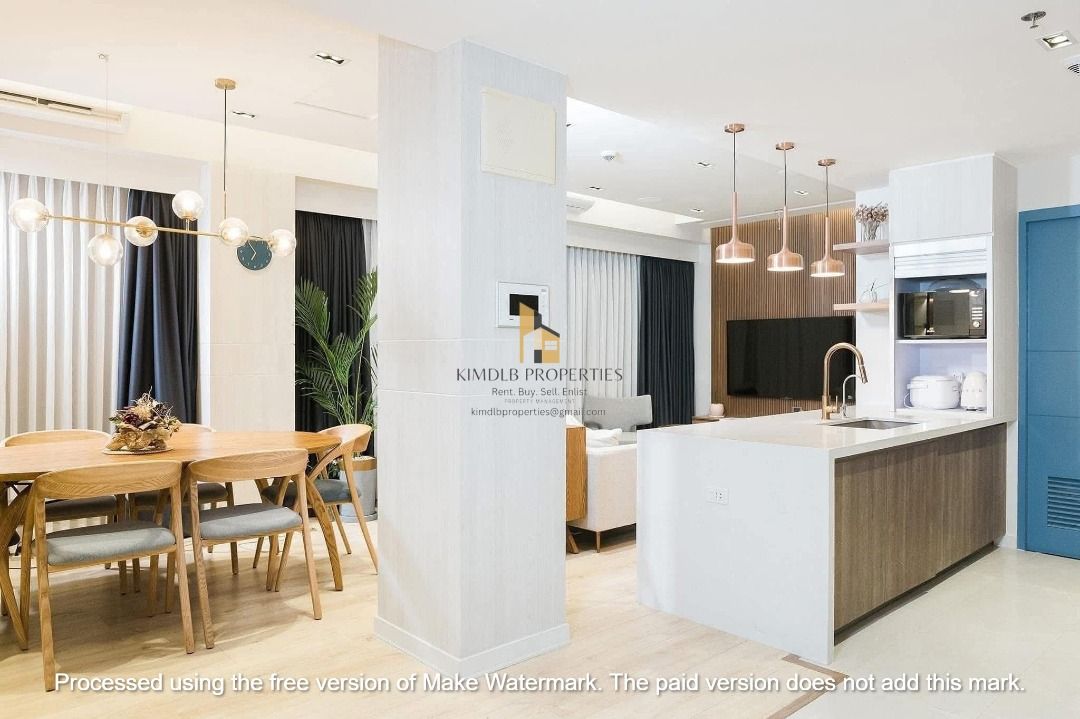 ST. MORITZ PRIVATE ESTATE 2 BEDROOM UNIT FOR LEASE (Category: Apartments & Condos) located in Makati City. Submitted by kimdlb_properties (Listing ID 1377804885, Image 2). Description: FOR LEASE!!! ST. MORITZ PRIVATE ESTATE 6TH FLR - 2BR, 117 sqm (converted one of the bedroom into office) - 2nd bedroom (no furniture/bare) - with 2 Parking Slots (Tandem) - Open Plan Kitchen - Bosch Double Door Fridge, Bosch Cooktop, Bosch Oven - Leicht Cabinets (G