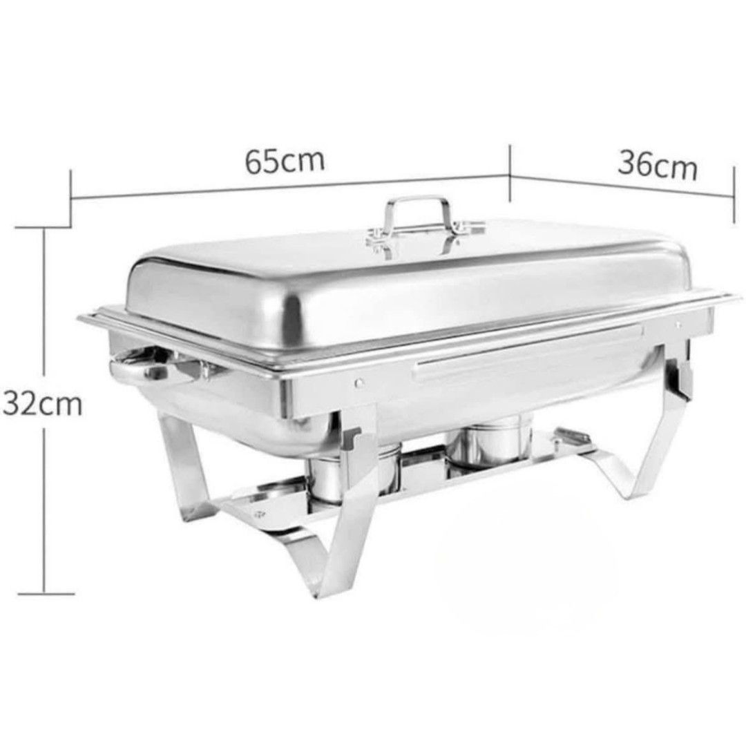 Stainless Steel Chafing Dish (Category: Other Kitchenware & Tableware) located in Manila. Submitted by yzlshop (Listing ID 1402501977, Image 1). Description: 1200 single 1300 double.