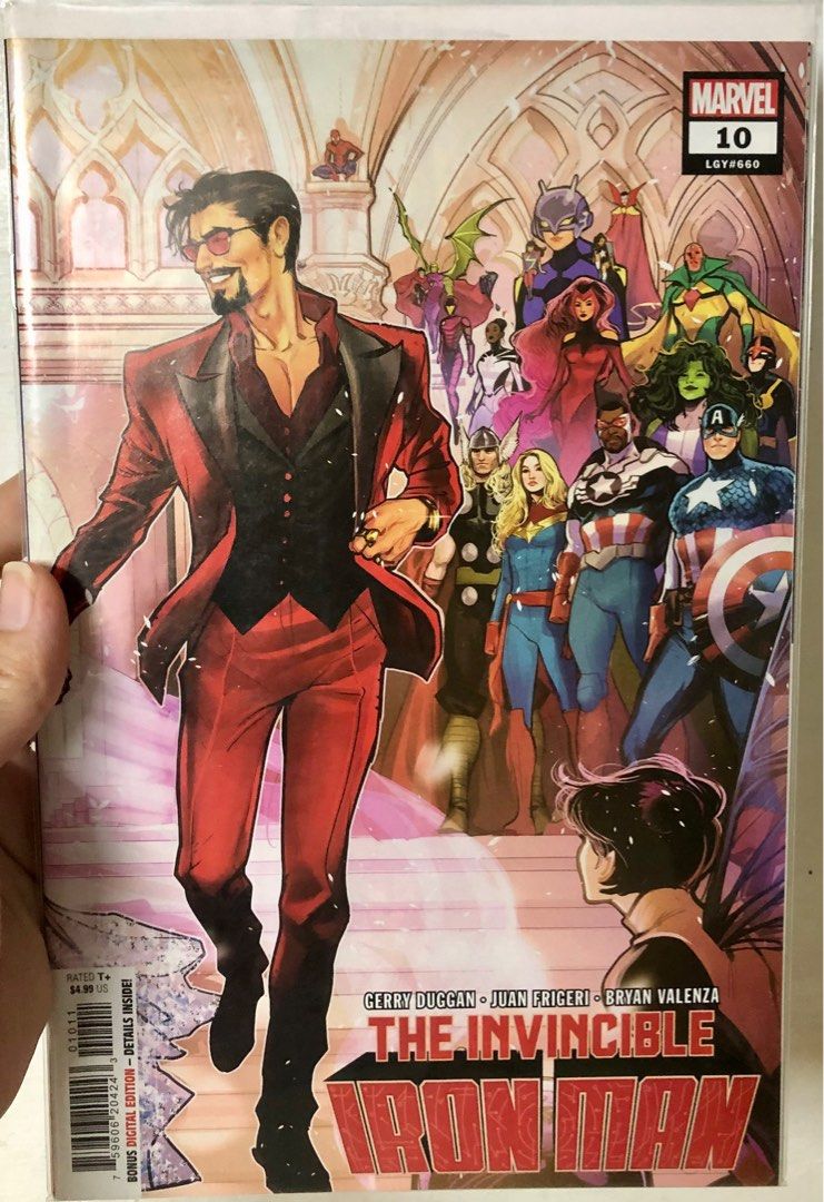 The Invincible Iron Man #10 Fall Main Cover (Category: Comics & Manga) located in Binan City. Submitted by elf.0000 (Listing ID 1402600666, Image 1). Description: P400.00 plus shipping cost In fine condition Payment via gcash Ship thru jnt or lalamove.