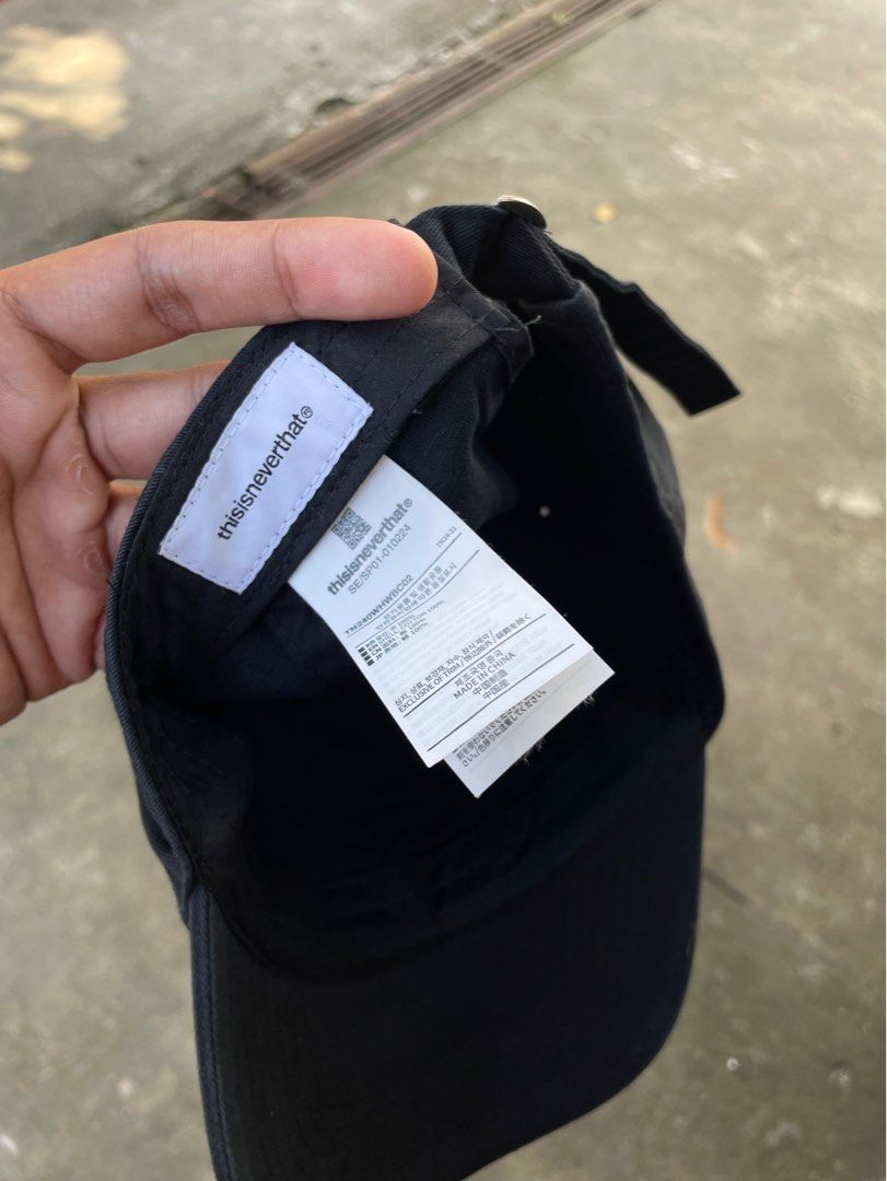 Thisisneverthat (Category: Caps & Hats) located in Tarlac. Submitted by thrift2tarlac (Listing ID 1402643647, Image 3). Description: Thisisneverthat dadhat Authentic / Legit ✅ Fresh from hongkong box .