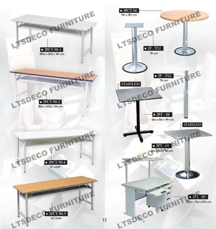 TRAINING | STUDY TABLE | FREESTANDING | COMPUTER | FOLDABLE TABLE OFFICE FURNITURE (Category: Office Furniture & Fixtures) located in Quezon City. Submitted by louisa.ltsdeco (Listing ID 1402525022, Image 2). Description: For inquiry, estimate and orders please call us for faster transaction or kindly send your floor plan layout via email: Look for: Ms.WENA, -Account Executive- Globe:+63966-400-3664 DITO :+66994-875-1389 Tel No.: 7254-4420 / 8653