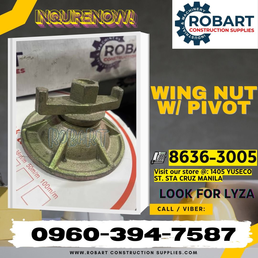 Wing Nut with Pivot (Category: Looking For) located in Manila. Submitted by lyssarobart19xx (Listing ID 1402558126, Image 1). Description: Wing Nut with Pivot 𝑹𝑶𝑩𝑨𝑹𝑻 𝑪𝑶𝑵𝑺𝑻𝑹𝑼𝑪𝑻𝑰𝑶𝑵 𝑺𝑼𝑷𝑷𝑳𝑰𝑬𝑺 𝒪𝒻𝒻𝒾𝒸𝑒 𝒜𝒹𝒹𝓇𝑒𝓈𝓈: 𝟣𝟦𝟢𝟧 𝒴𝓊𝓈𝑒𝒸𝑜 𝒮𝓉. 𝒮𝓉𝒶 𝒞𝓇𝓊𝓏 𝑀𝒶𝓃𝒾𝓁𝒶 ꜱᴇɴᴅ ᴜꜱ ᴍᴇꜱꜱᴀɢᴇ ꜰᴏʀ ɪɴQᴜɪʀɪᴇꜱ ‼️ ‼️ ɢʟᴏʙᴇ: (0966-827-7091) ꜱᴍʀᴛ - (0960-394-7587) ᴠɪʙʀ - (0960-394-7587) ʟᴀɴᴅʟɪɴᴇ: (8636-ʟᴏᴏᴋ ꜰᴏʀ ʟʏᴢᴀ -3005 ʟᴏᴏᴋ ꜰᴏʀ 