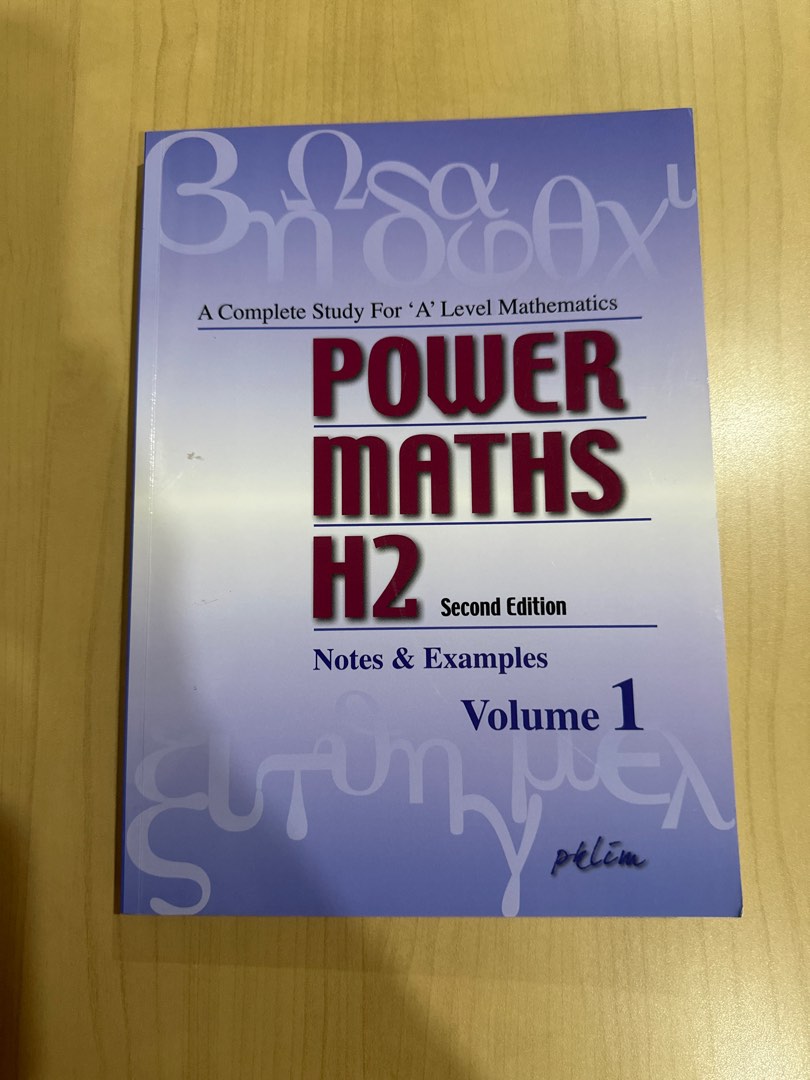 Power Maths H2 Volume 1 - A Level Mathematics, Hobbies & Toys, Books ...