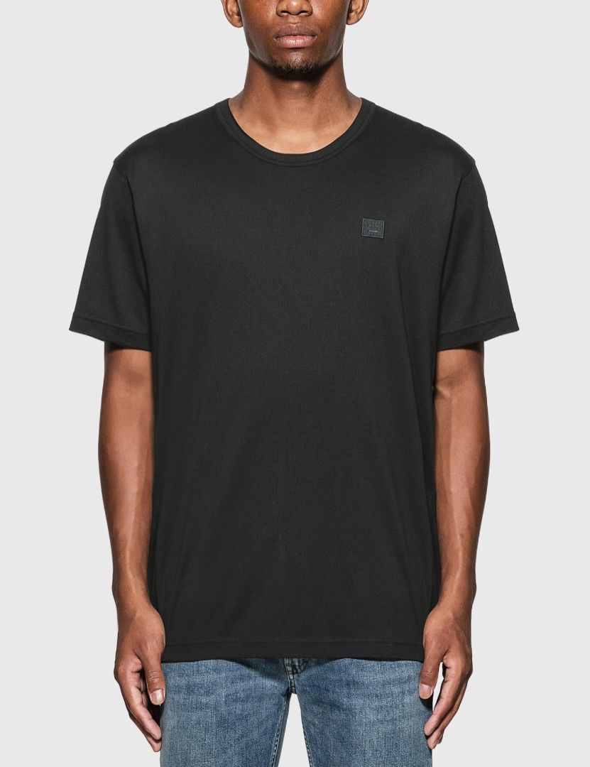 Acne studios - Nash Face T-Shirt (Category: Luxury Apparel) located in Taguig. Submitted by thriftopia8 (Listing ID 1402825230, Image 1). Description: Dimes 21 width By 28 length Very very black camera aint doing justice 100% cotton No issues.