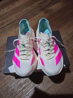 Adidas Adizero Adios Pro 4 Flash Aqua Lucid Lemon Dark Red Light Silver Shock Pink White