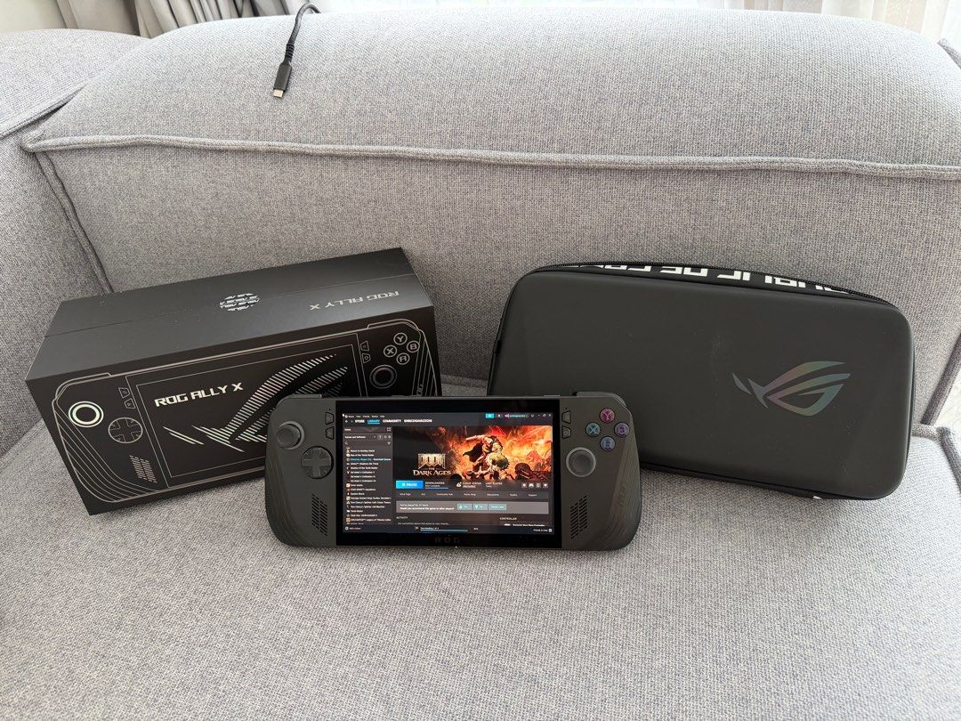 ASUS ROG Ally X Handheld Gaming Console, Deluxe Case, All Original ...