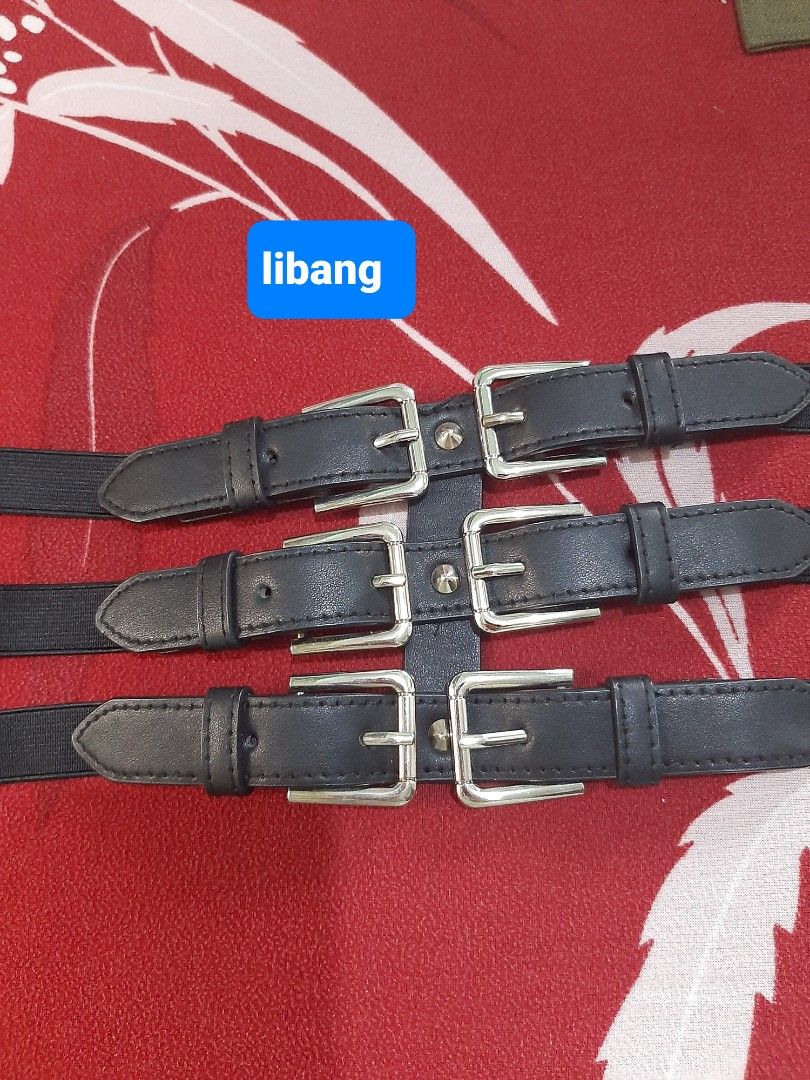 Black Elastic Belt with Buckles (Category: Belts) located in Paranaque City. Submitted by jiggsly (Listing ID 1402678157, Image 2). Description: goth hot topic black buckle garter plus size belt. .