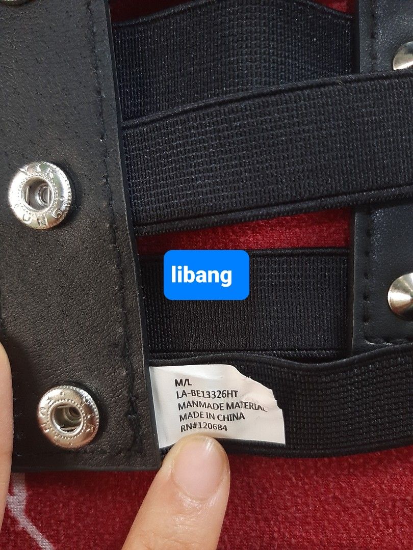 Black Elastic Belt with Buckles (Category: Belts) located in Paranaque City. Submitted by jiggsly (Listing ID 1402678157, Image 3). Description: goth hot topic black buckle garter plus size belt. .