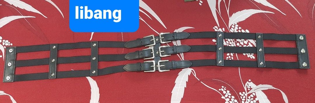 Black Elastic Belt with Buckles (Category: Belts) located in Paranaque City. Submitted by jiggsly (Listing ID 1402678157, Image 1). Description: goth hot topic black buckle garter plus size belt. .