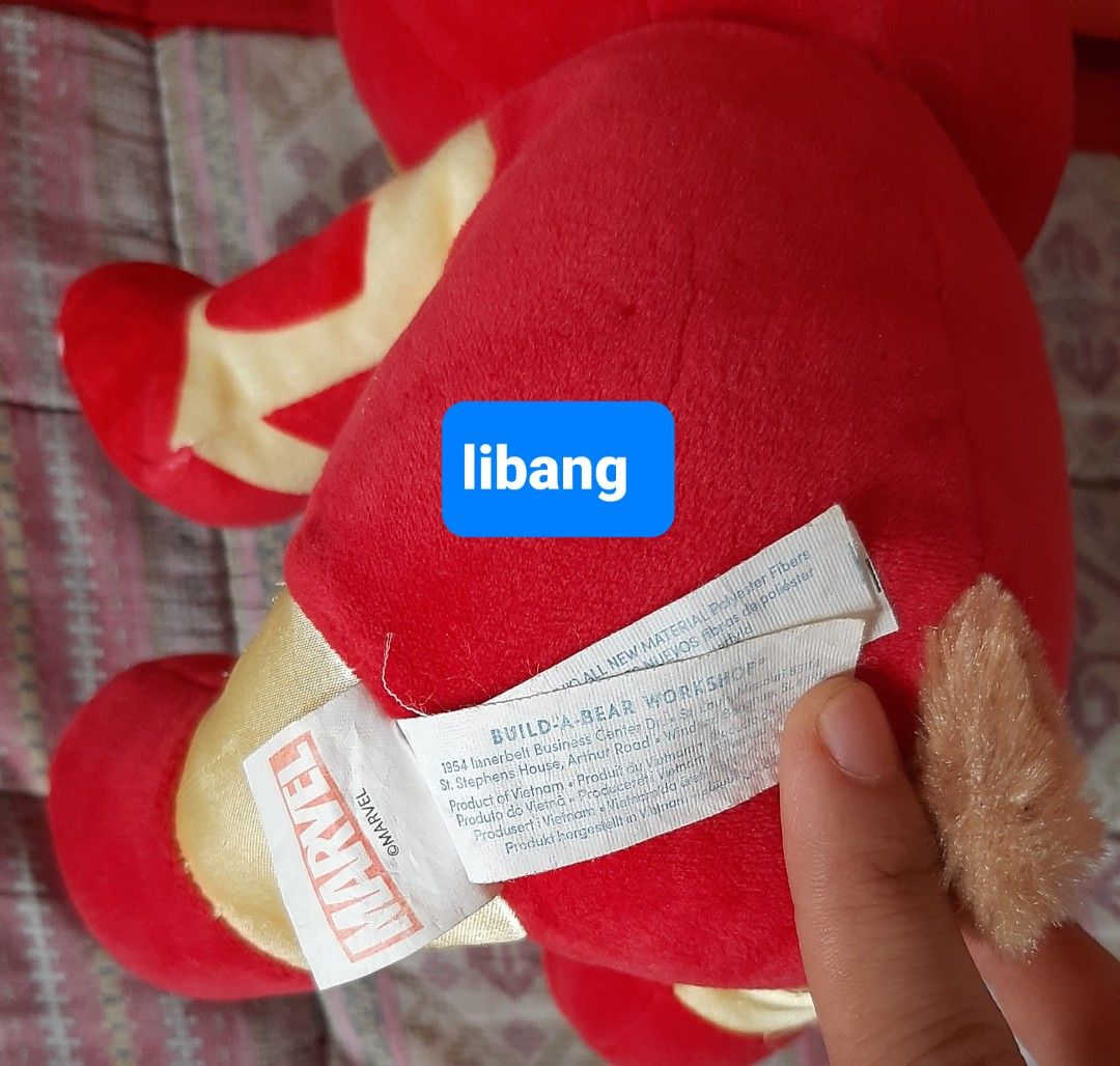 Build-A-Bear Marvel avengers Iron Man Bear (Category: Plushies & Soft Toys) located in Paranaque City. Submitted by jiggsly (Listing ID 1402666333, Image 2). Description: Build-A-Bear Marvel avengers Iron Man Bear .