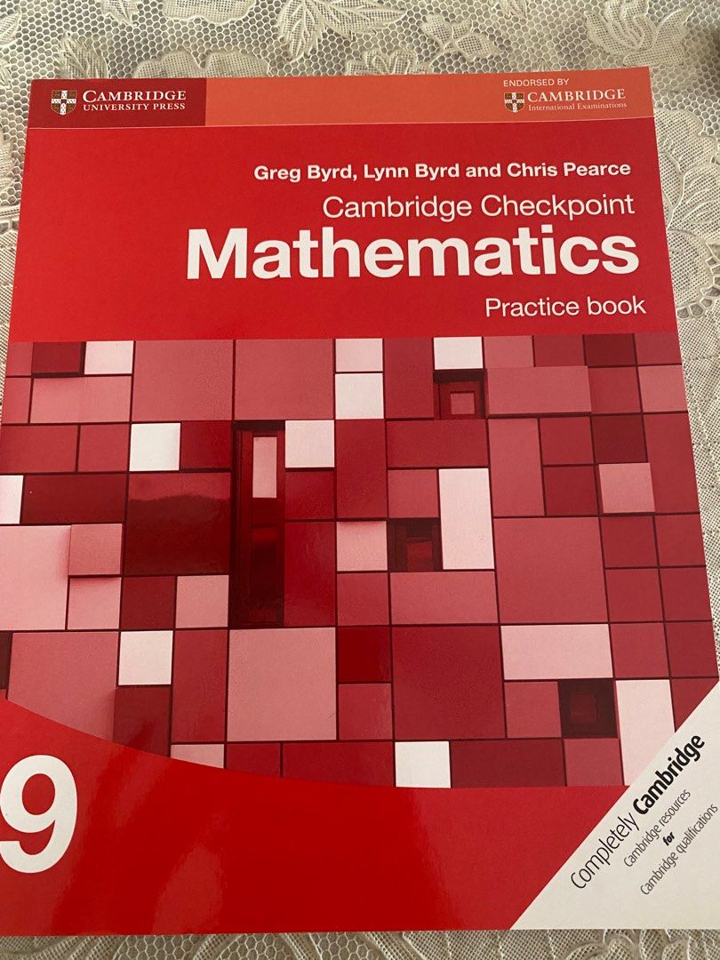 Cambridge Checkpoint Mathematics Practice Book 9, Hobbies & Toys, Books ...