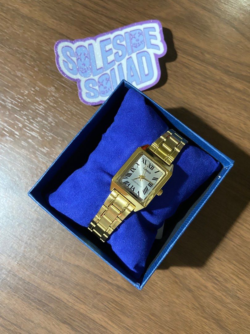 Casio Tank Watches (Category: Women's Watches) located in Manila. Submitted by cmlleee (Listing ID 1402764354, Image 2). Description: Casio Tank Gold Casio Tank Two Tone Gold Casio Tank Silver ₱ 1,750 each ON HAND Brand new MOP: Gcash / Bank Transfer / COD.