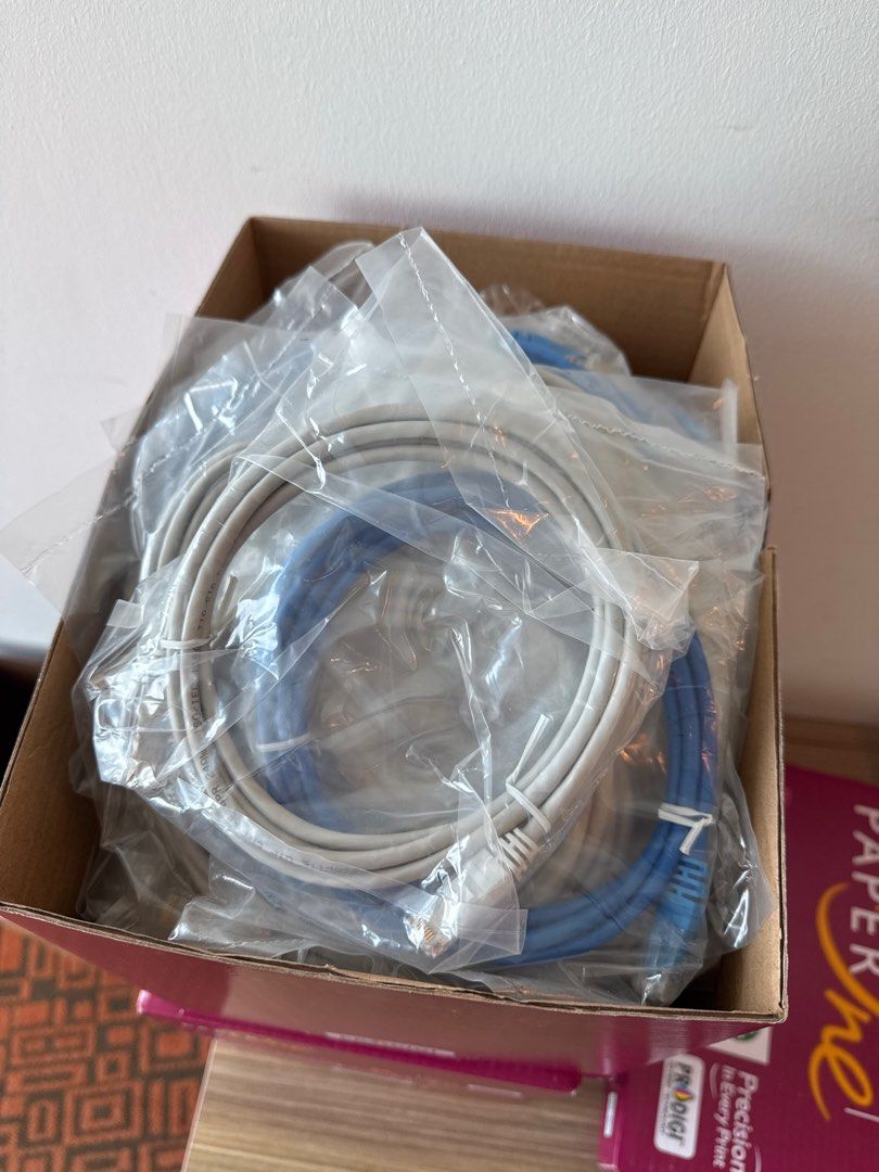 Ethernet Cables - Assorted Colors Cat5e/Cat6 Mix