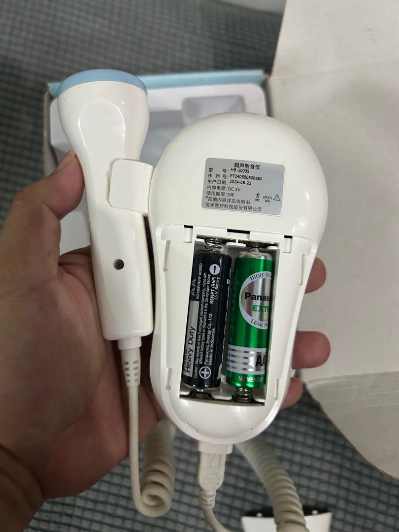 Fetal Doppler (Category: Maternity Care) located in San Pablo. Submitted by anicahclosetonlineshop (Listing ID 1402775944, Image 3). Description: Fetal Doppler For Sale 85% Gel Remaining All in its prestine condition Payment first Shipping via orange or jnt location: Laguna see price sa Red app.