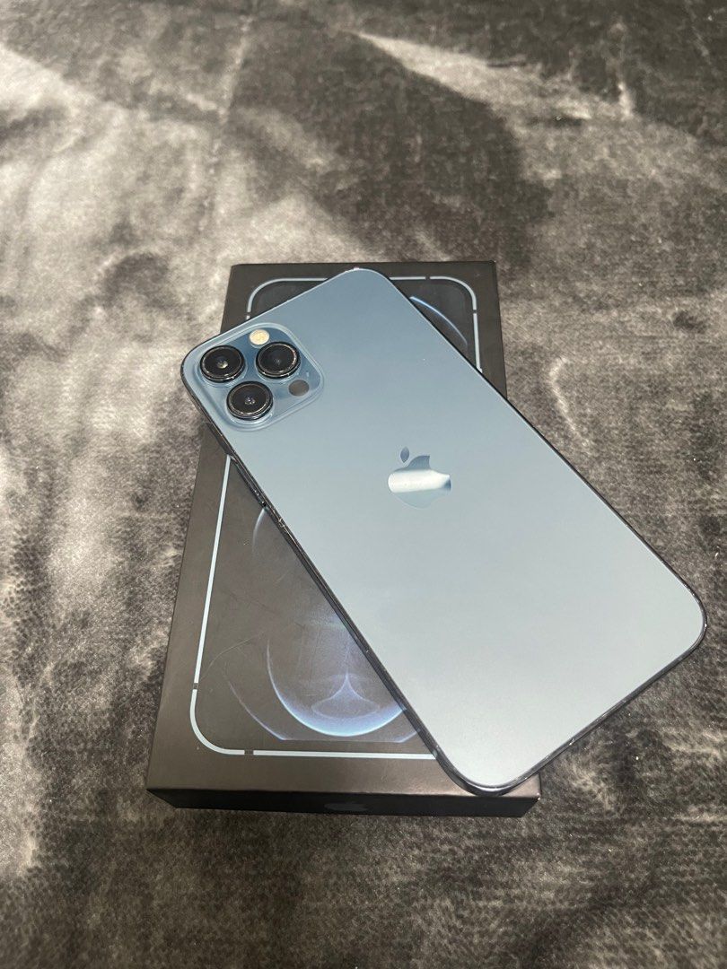 iPhone 12 Pro Max 512GB FU (Category: iPhone 12 Series) located in Manila. Submitted by skirtttz (Listing ID 1402786550, Image 1). Description: iPhone 12 Pro Max -512GB, Factory Unlocked Locally purchased With box and cord No face id replaced screen and battery (due to age) No issue sa performance ng phone. Test all you want upon meetup. RUSH! 16,000 only Bacoor/Taguig area.