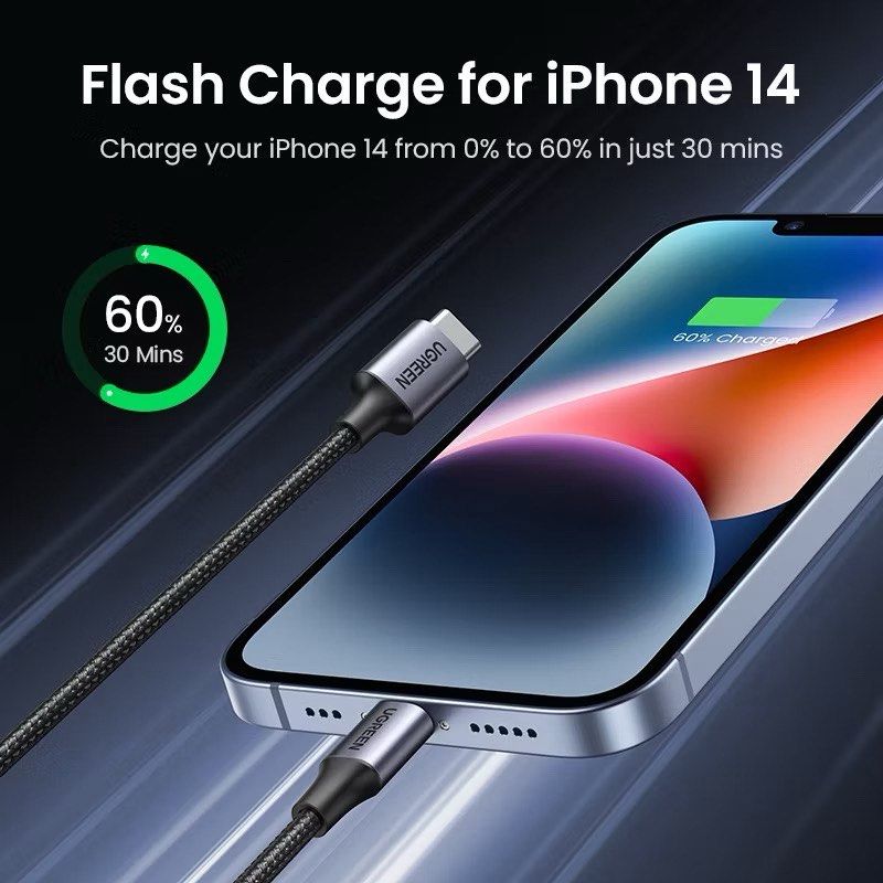 Iphone Cable (Category: Cables & Adaptors) located in Singapore. Submitted by laxsell (Listing ID 1402744944, Image 3). Description: Purchased for $10. Selling $5 only. .