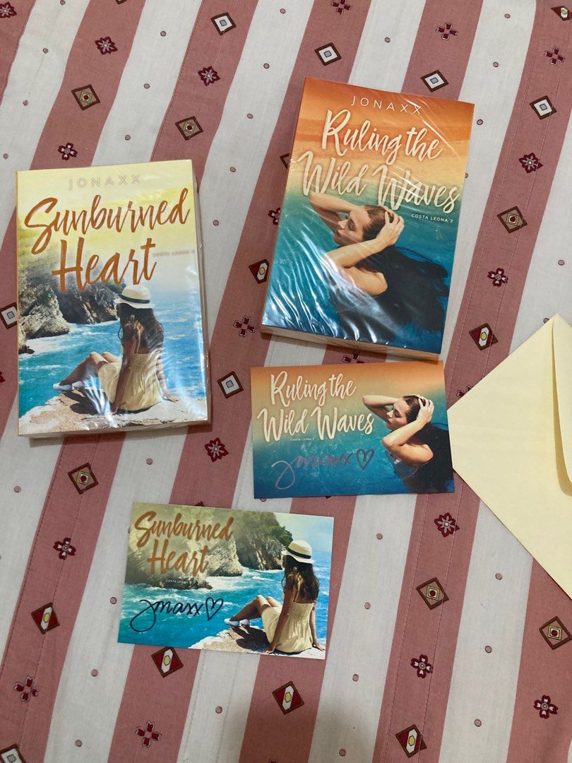Jonaxx Sunburned Heart & Ruling the Wild Waves (Category: Storybooks) located in Carmen, Agusan del Norte. Submitted by Inej2003 (Listing ID 1402670123, Image 1). Description: CLS 7-8 Brand New with box with complete inclusions 1300 pesos -payment first - the buyer will shoulder the delivery fee .