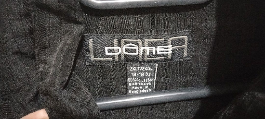 Linea Dome Black Short Sleeve Shirt 2XL (Category: Tshirts & Polo Shirts ) located in Roxas City. Submitted by jarofjoyForACause (Listing ID 1402824807, Image 2). Description: - Linea Dome black short sleeve shirt - Size: 2XLT/2XGL (18-18 1/2 collar) - Made in Bangladesh - Material: 100% polyester - Features: Button-down front, single chest pocket.