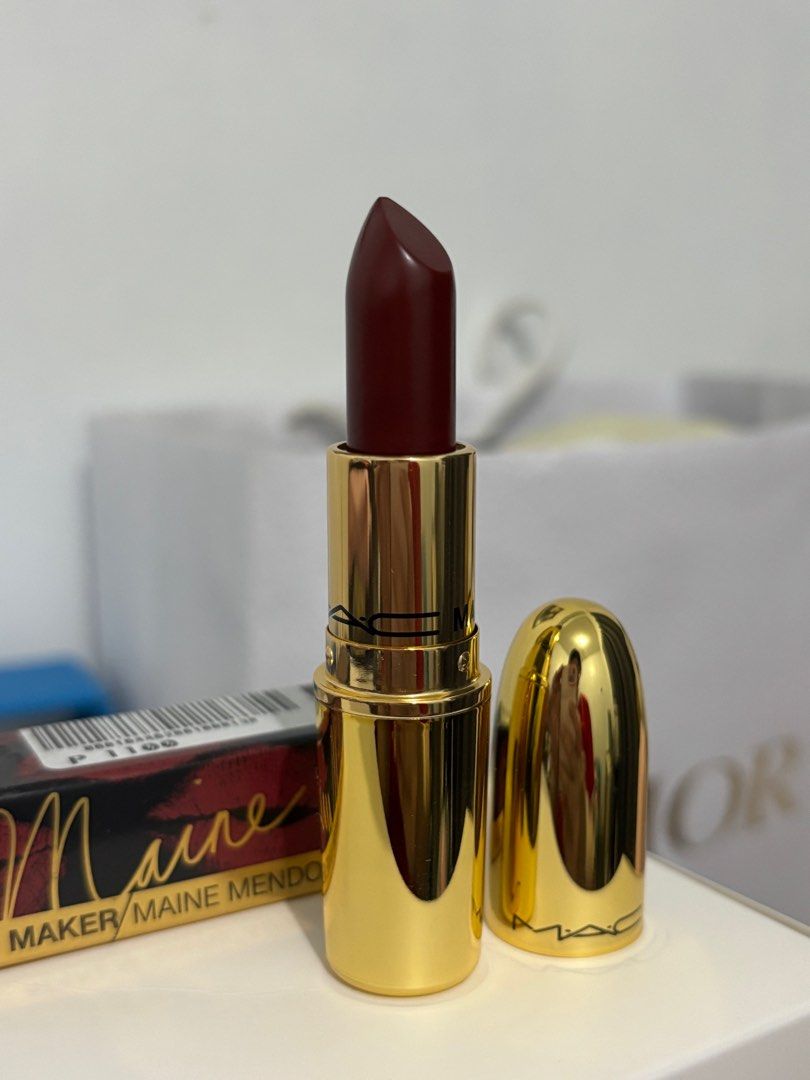 MAC Lipstick - Maine (Category: Makeup) located in Quezon City. Submitted by dmps402 (Listing ID 1402756714, Image 1). Description: 4 slots available!! Mac maker maine mendoza — wala na to sa MAC coz limited-edition lineup to No haggling please.