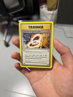 pokemon card trainer charizard spirit link Pokemon Charizard Spirit Link 75/108 (LOT OF 2) XY Evolutions, TCG NM –  CardboardandCoins.com main image 1
