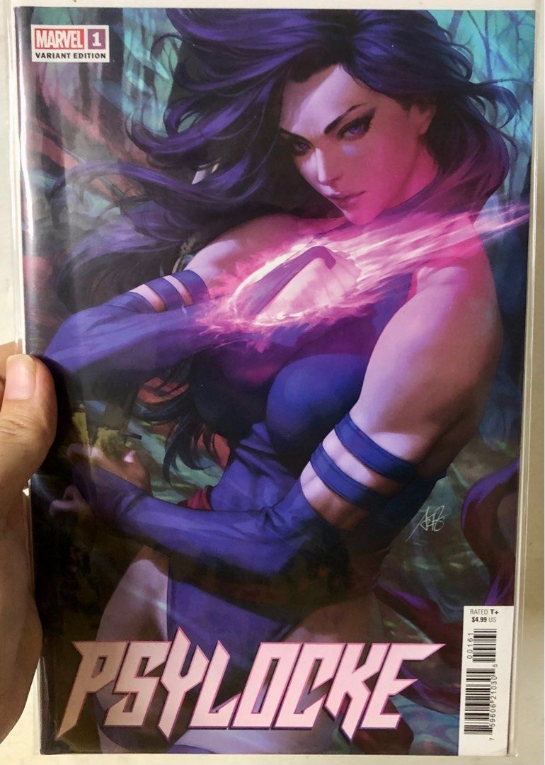 Psylocke #1 Variant Cover (Category: Comics & Manga) located in Binan City. Submitted by elf.0000 (Listing ID 1402774946, Image 1). Description: P450.00 plus shipping cost In very fine condition Payment via gcash Ship thru jnt or lalamove.