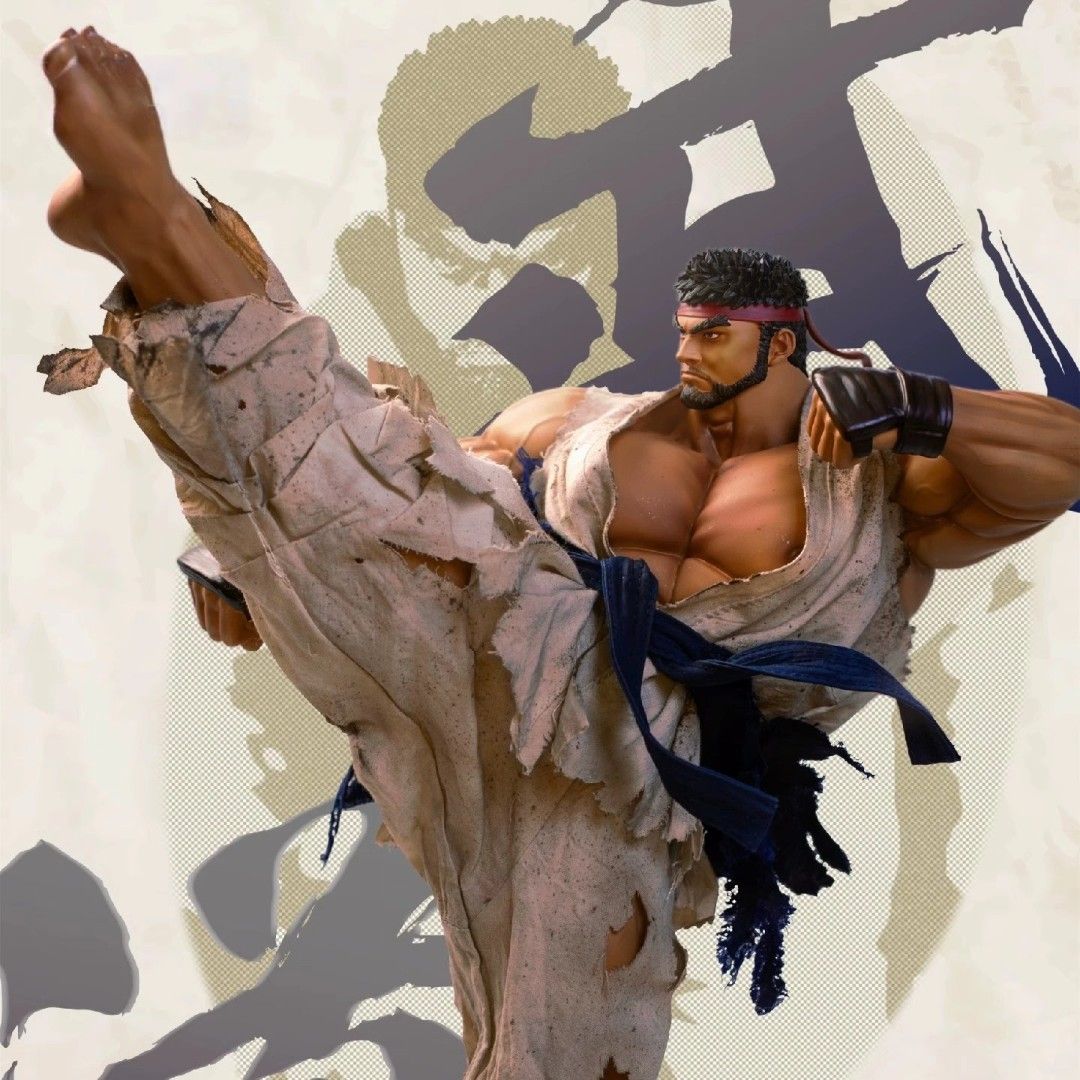 Kokoshi Ryu RECAST FULL SUM ORDER Street Fighter Ryu 1/6 GK Figure by XM Figure ...