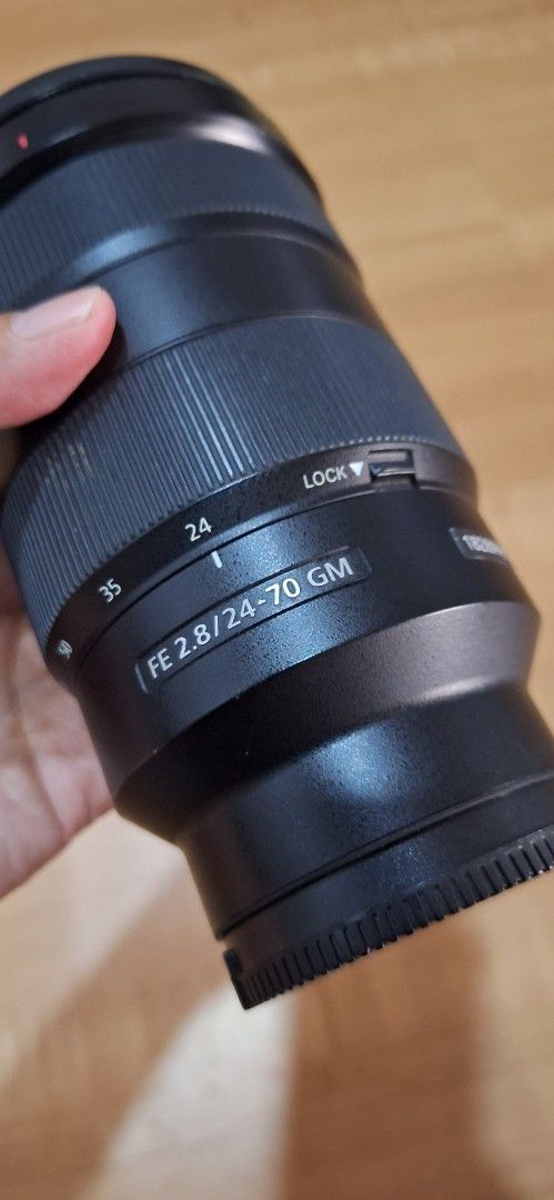 Sony FE 2.8/24-70 GM Lens (Category: Lens & Kits) located in Taguig. Submitted by faithlizzz (Listing ID 1402675201, Image 1). Description: Sony 24-70 f2.8 GM for sale Has a small scratch but doesn't affect image quality Needs cleaning lang but overall, this is a great all around lens With lens hood, rear and front cap Negotiable Rfs need funds.