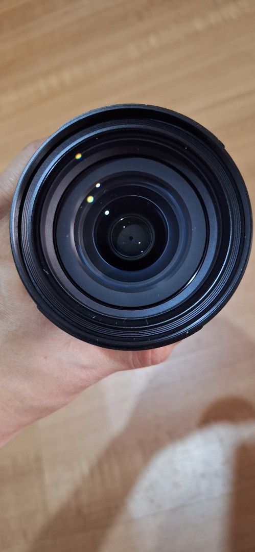 Sony FE 2.8/24-70 GM Lens (Category: Lens & Kits) located in Taguig. Submitted by faithlizzz (Listing ID 1402675201, Image 2). Description: Sony 24-70 f2.8 GM for sale Has a small scratch but doesn't affect image quality Needs cleaning lang but overall, this is a great all around lens With lens hood, rear and front cap Negotiable Rfs need funds.