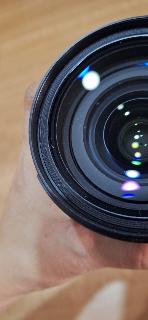 Sony FE 2.8/24-70 GM Lens (Category: Lens & Kits) located in Taguig. Submitted by faithlizzz (Listing ID 1402675201, Image 3). Description: Sony 24-70 f2.8 GM for sale Has a small scratch but doesn't affect image quality Needs cleaning lang but overall, this is a great all around lens With lens hood, rear and front cap Negotiable Rfs need funds.