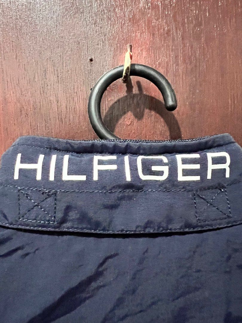 Tommy Hilfiger Navy Jacket (Category: Babies & Kids Fashion) located in Manila. Submitted by _baglover21 (Listing ID 1402828763, Image 3). Description: - Tommy Hilfiger navy jacket used twice - Size: S/P (6-7) - Full zip closure - With packable hoody -10/10 condition.