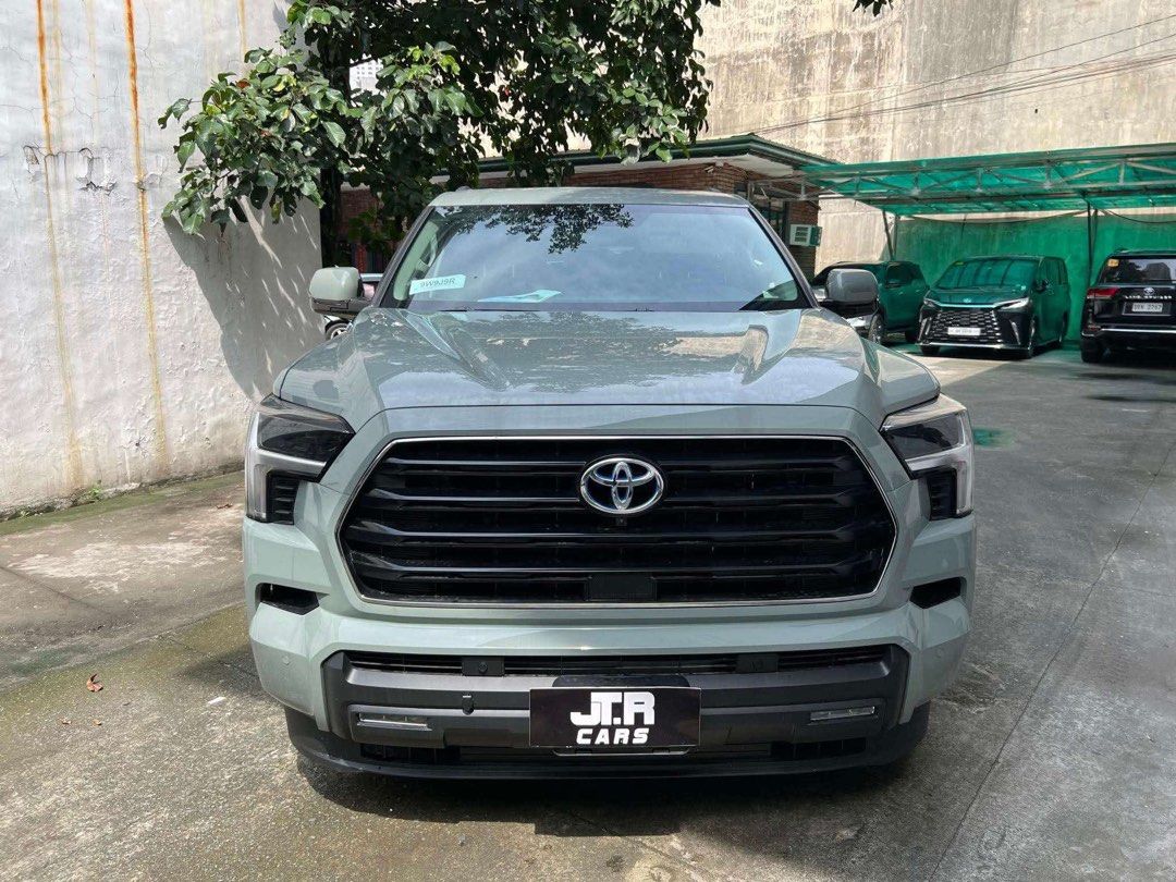 Toyota Sequoia TRD Off Road Auto (Category: Used Cars) located in Manila. Submitted by quality_cars (Listing ID 1402710825, Image 1). Description: 2024 Toyota TRD Off Road • Lunar Rock Color • TRD Off Road Package • 3.5L i-Force Max V6 437HP Active Hybrid • 10 Speed Automatic Transmission • 4WD • Seating Capacity: 8 • TRD Performance Air Filters • 18” Wheels • Panoramic Roof • 14 Inch Toyota Audio Multimedia Touchscreen • Panoramic Roof • 12.3” i