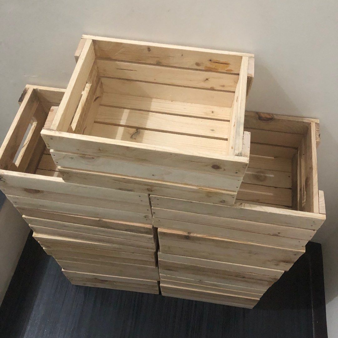 Wooden Crates for 7”Vinyl Records (Category: Storage Boxes & Baskets) located in Binangonan. Submitted by ktan1980 (Listing ID 1402704531, Image 2). Description: Wooden Crates for 7”Vinyl Records 110 pcs capacity Heavy duty and custom made to carry heavy records.