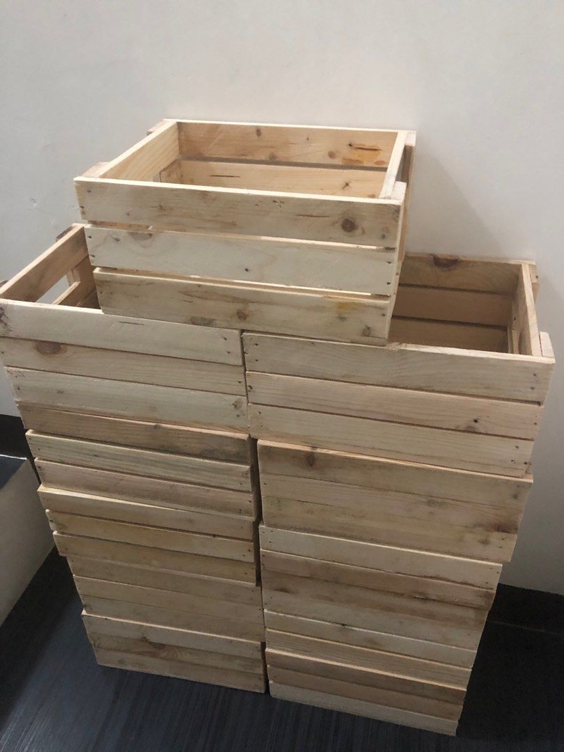 Wooden Crates for 7”Vinyl Records (Category: Storage Boxes & Baskets) located in Binangonan. Submitted by ktan1980 (Listing ID 1402704531, Image 3). Description: Wooden Crates for 7”Vinyl Records 110 pcs capacity Heavy duty and custom made to carry heavy records.