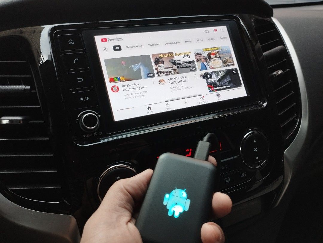 Apple car play android auto TV Box (Category: Audio, Video, Alarm and other Electronic Accessories) located in Quezon City. Submitted by Lancer (Listing ID 1403014308, Image 2). Description: play you tube/Netflix on your apple carplay andoid auto head unit 100% working No issues.