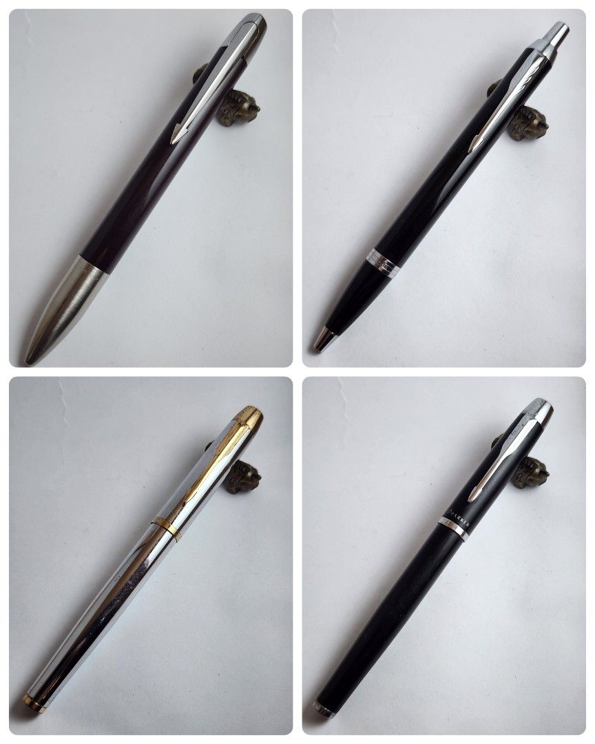 Assorted Parker Pens Ballpoint and Rollerball Vintage (Category: Stationery & School Supplies) located in Pasig City. Submitted by penpaul (Listing ID 1402869327, Image 2). Description: A good selection of Parker Ballpoints and Rollerballs some modern some vintage message for details and prices.