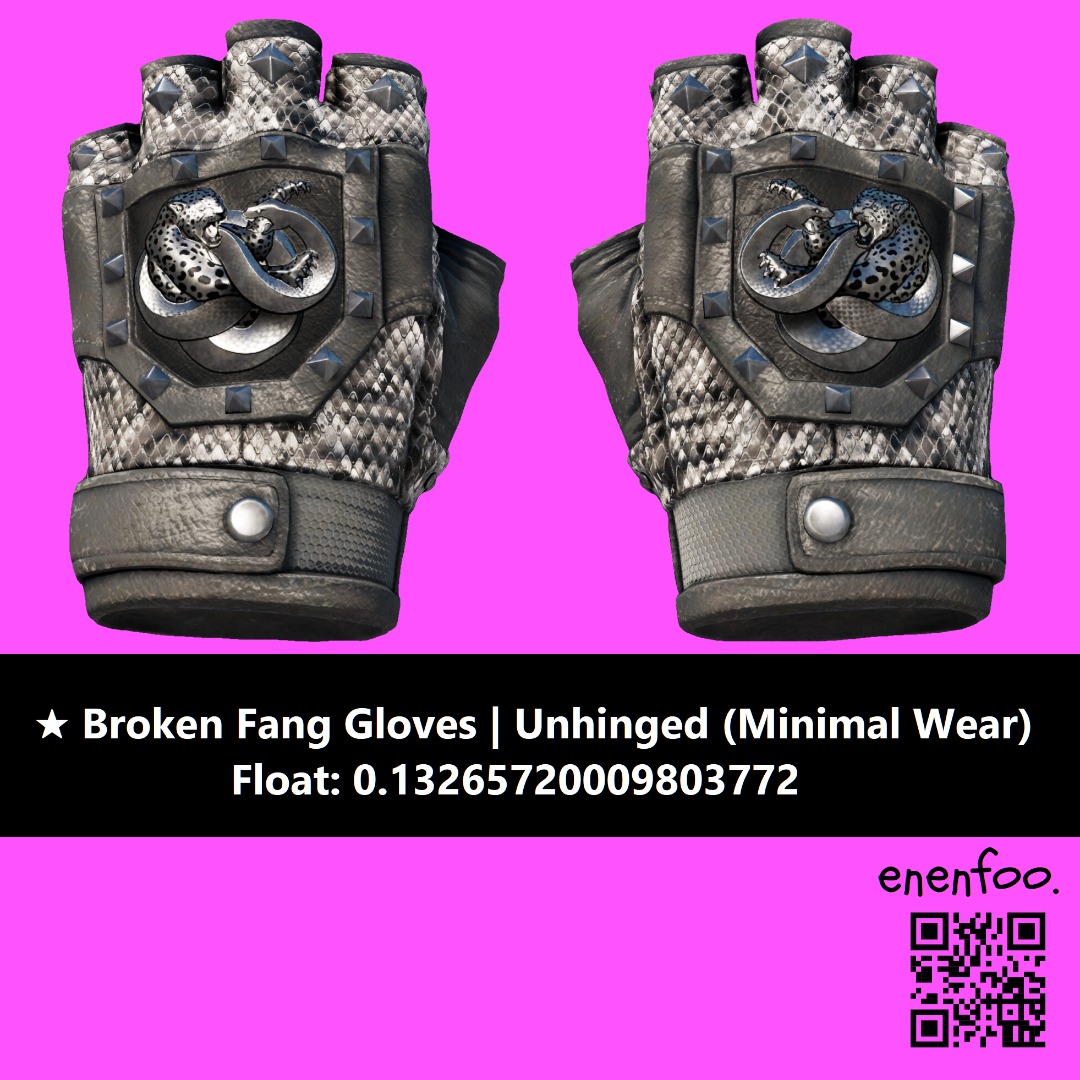 BROKEN FANG GLOVES UNHINGED MINIMAL WEAR MW CS2 SKINS KNIFE ITEMS CSGO ...