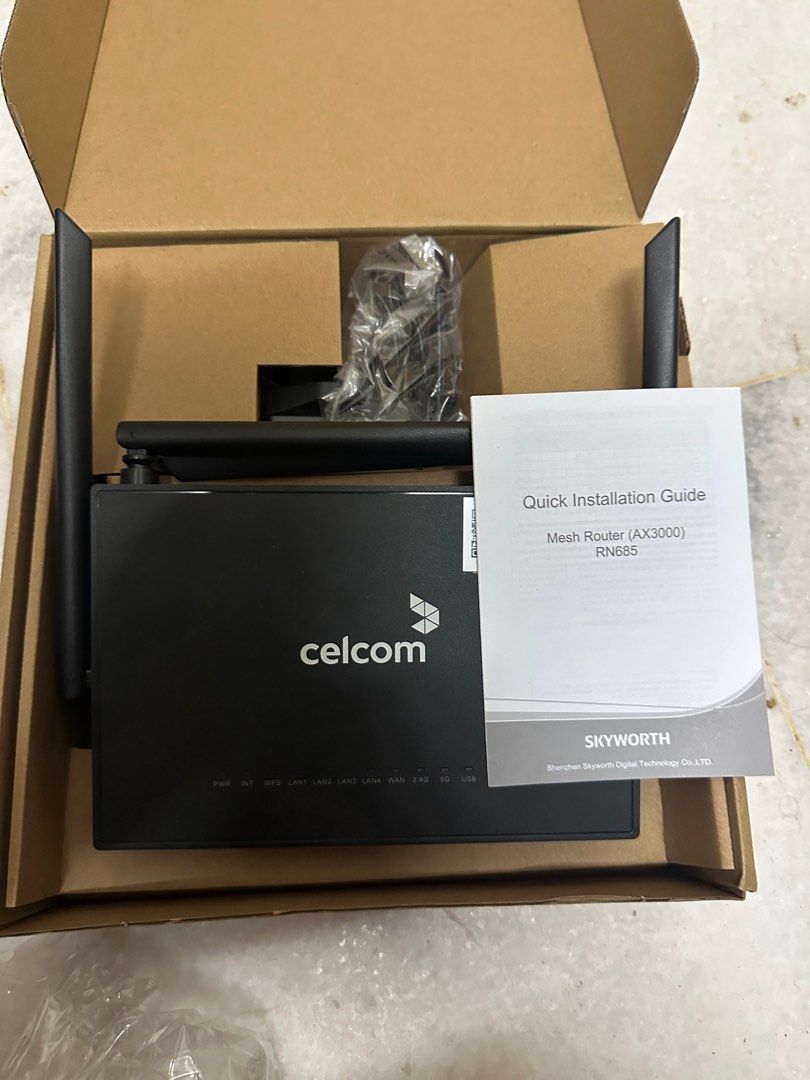 CelcomDigi Mesh Router AX3000 RN685, Computers & Tech, Parts ...