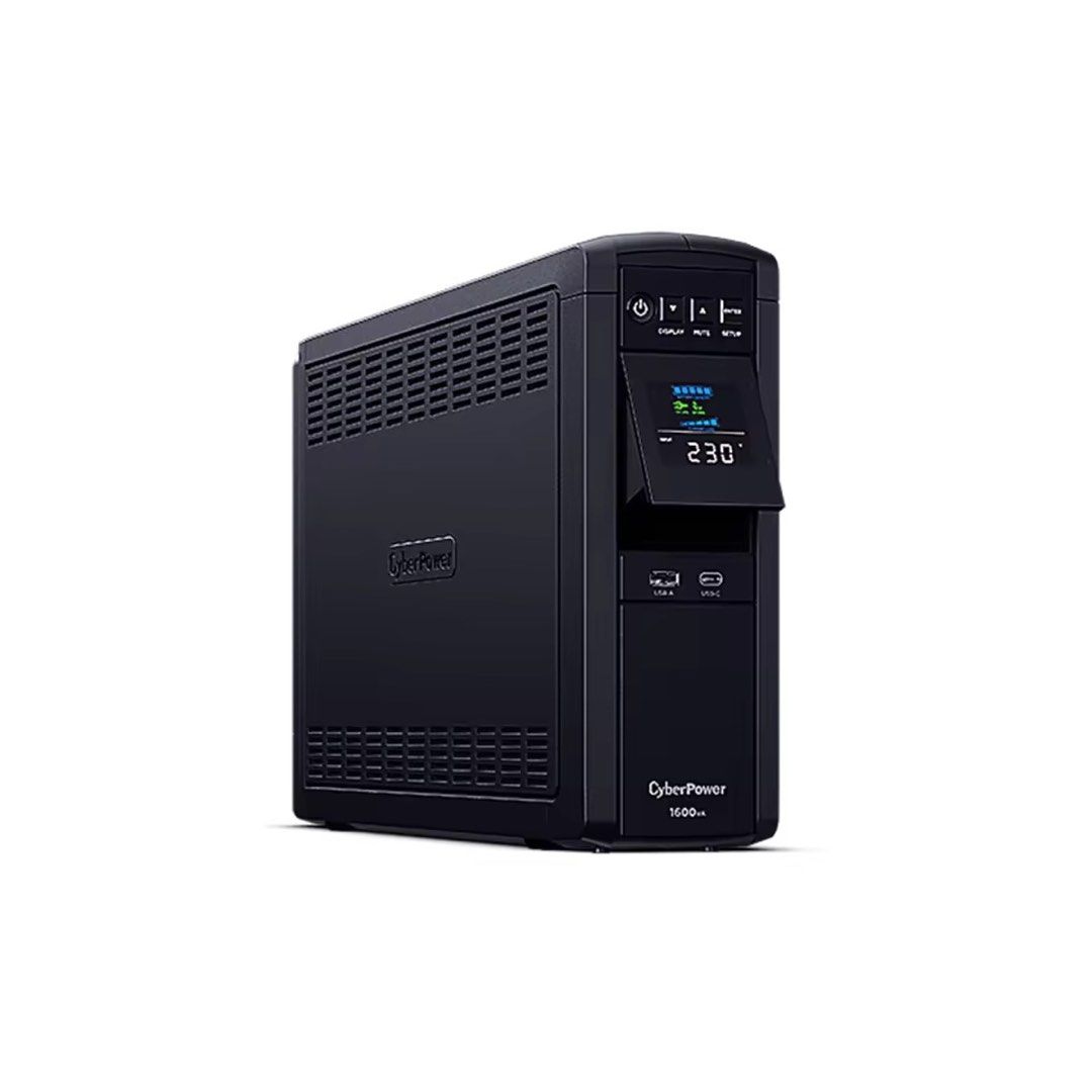 CyberPower CP1350EPFCLCD UPS (Category: Desktops) located in San Pedro. Submitted by abcdebi (Listing ID 1403012654, Image 3). Description: CyberPower CP1350EPFCLCD UPS with Energy Saving Technology, Automatic Voltage Regulation, and Active PFC Compatibility. Features a color LCD panel. Capacity is 1350 VA / 810 Watts. Output voltage is 230V ± 5%. • Bought for its original price ₱8,999 • Bought last September 2025 • Well-maintained • No issues in
