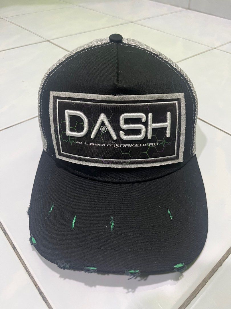 DASH Cap (Category: Fishing) located in Gelang Patah. Submitted by iddham11 (Listing ID 1402962166, Image 1). Description: DASH - All about snakehead Cap.