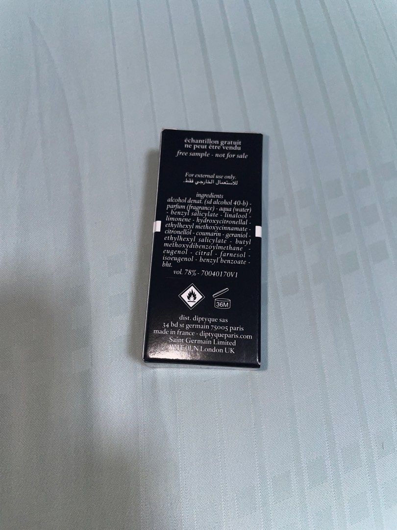 Diptyque Eau Minthe Sample (Category: Fragrance & Deodorants) located in Singapore. Submitted by orotode (Listing ID 1403018021, Image 2). Description: - sample size of eau minthe dm for more info .