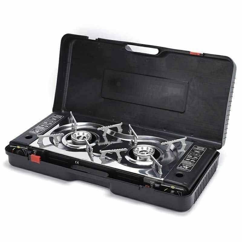 Double burner butane stove (Category: Other Kitchen Appliances) located in Manila. Submitted by lyfrancois14 (Listing ID 1402911396, Image 1). Description: Brand new / COD Same day delivery via Lalamove Location: Manila Pm for inquiries. Thank you!.