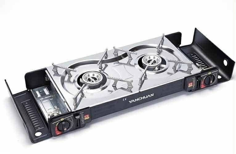 Double burner butane stove (Category: Other Kitchen Appliances) located in Manila. Submitted by lyfrancois14 (Listing ID 1402911396, Image 2). Description: Brand new / COD Same day delivery via Lalamove Location: Manila Pm for inquiries. Thank you!.