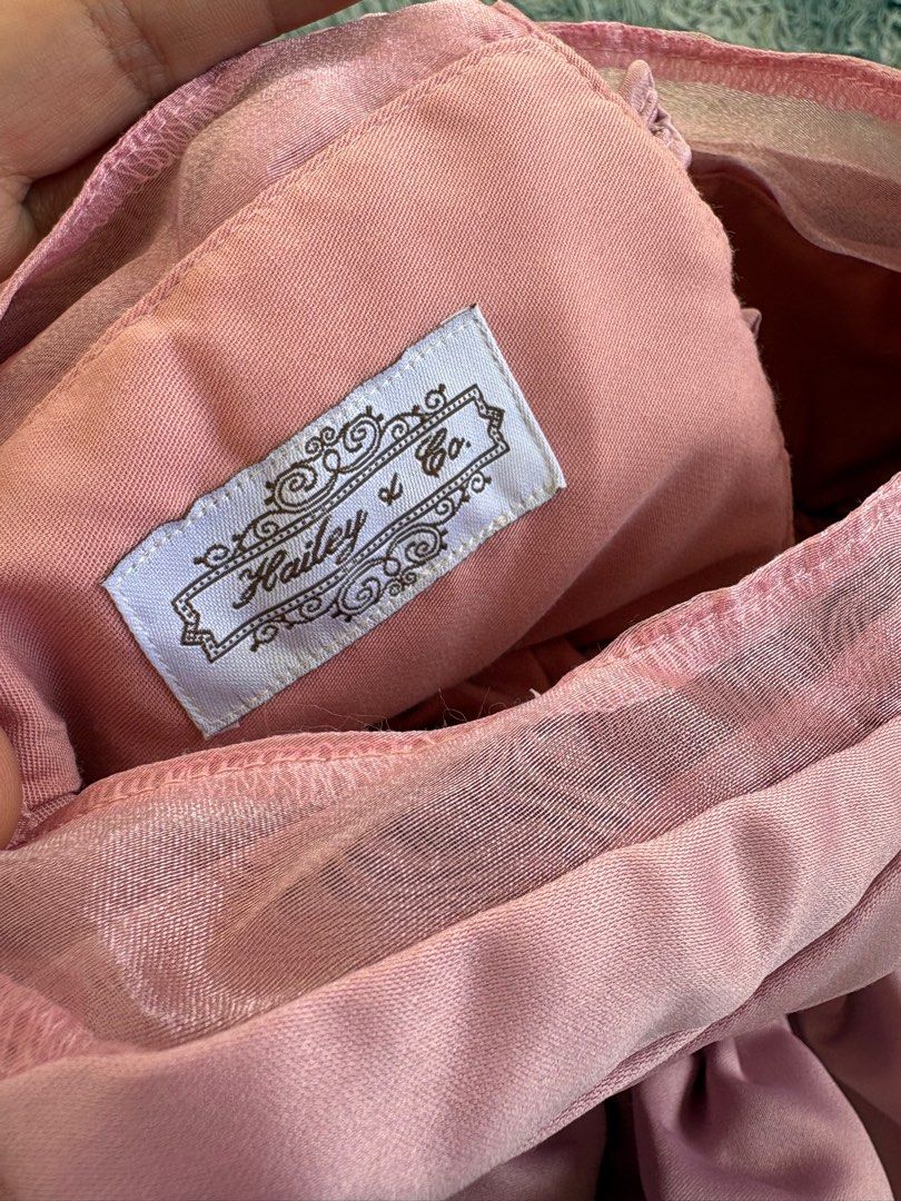 Hailey & Co. Pink Dress (Category: Babies & Kids Fashion) located in Rizal. Submitted by chicclicks (Listing ID 1402928864, Image 3). Description: 1T .